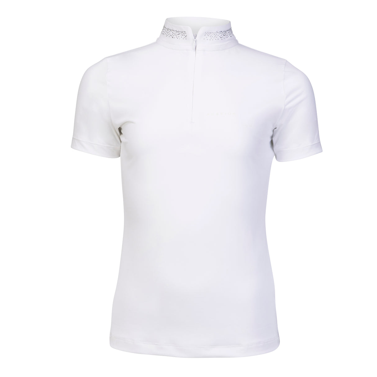 Shires Aubrion Optima GX Show Shirt - Young Rider #colour_white