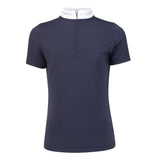 Shires Aubrion Optima LX Show Shirt - Young Rider #colour_navy