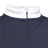 Shires Aubrion Optima LX Show Shirt - Young Rider #colour_navy