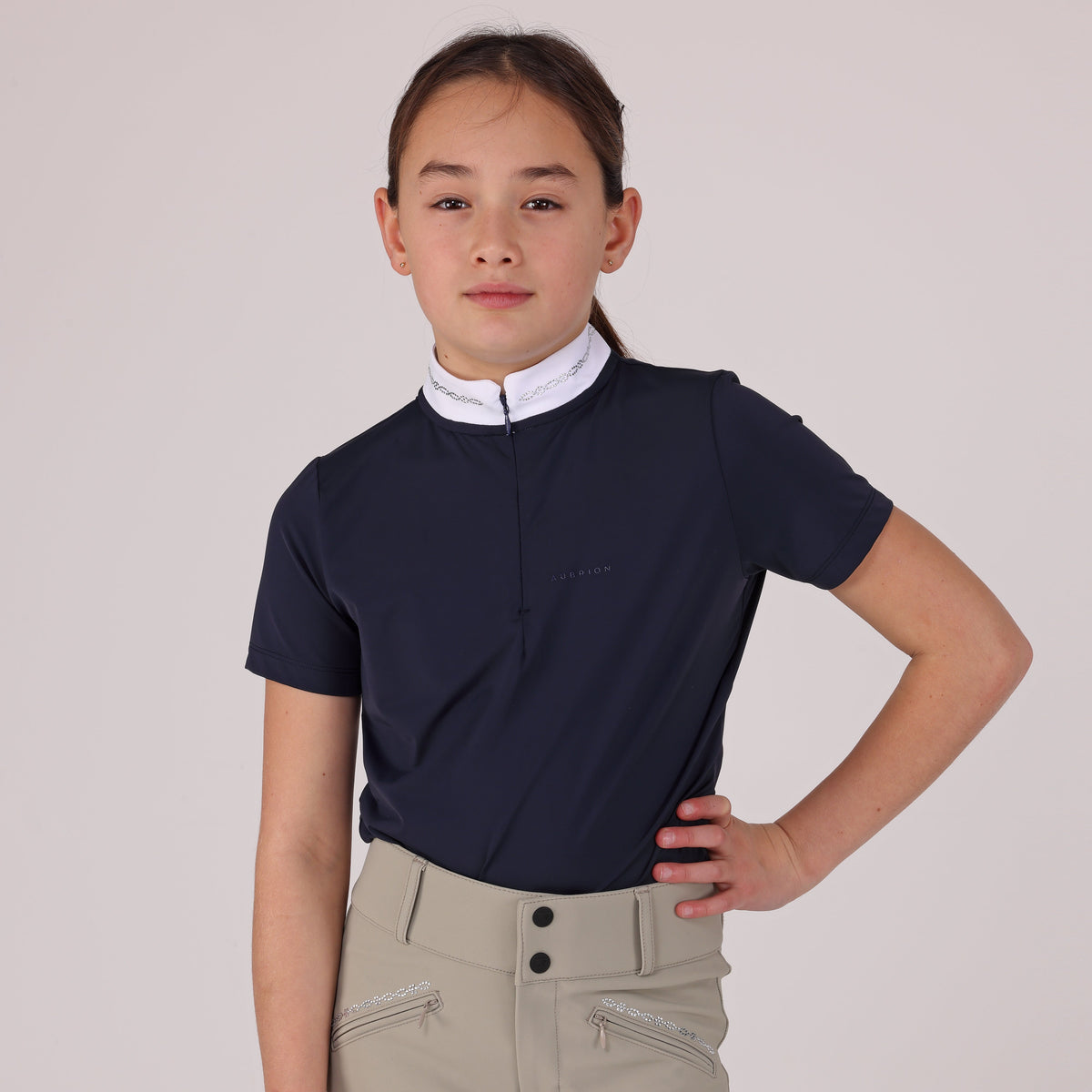 Shires Aubrion Optima LX Show Shirt - Young Rider