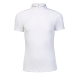 Shires Aubrion Optima LX Show Shirt - Young Rider #colour_white