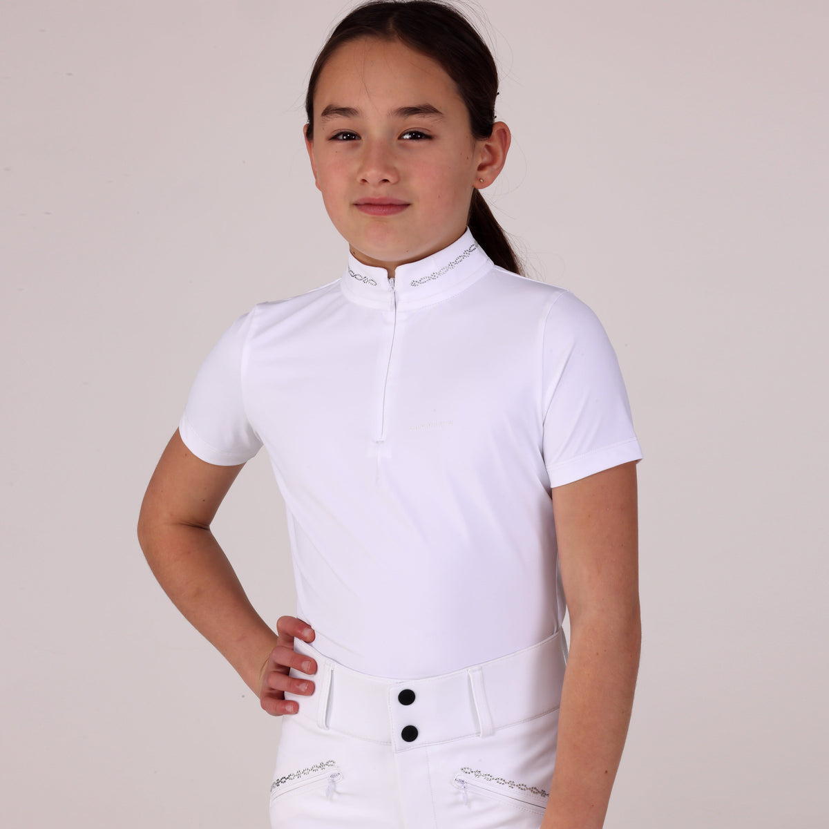 Shires Aubrion Optima LX Show Shirt - Young Rider