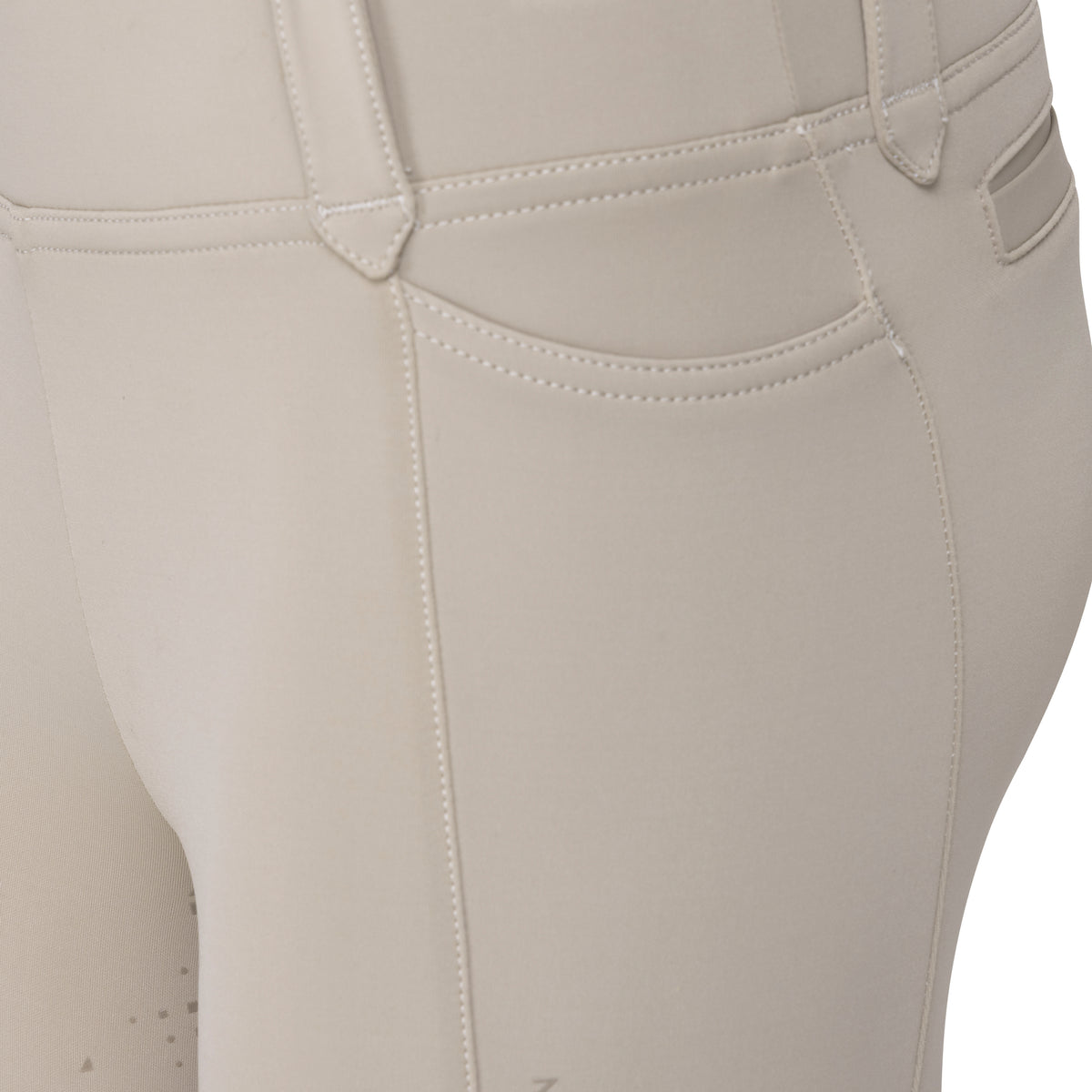 Shires Aubrion Optima MX Riding Tights - Young Rider #colour_beige