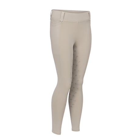 Shires Aubrion Optima MX Riding Tights - Young Rider #colour_beige
