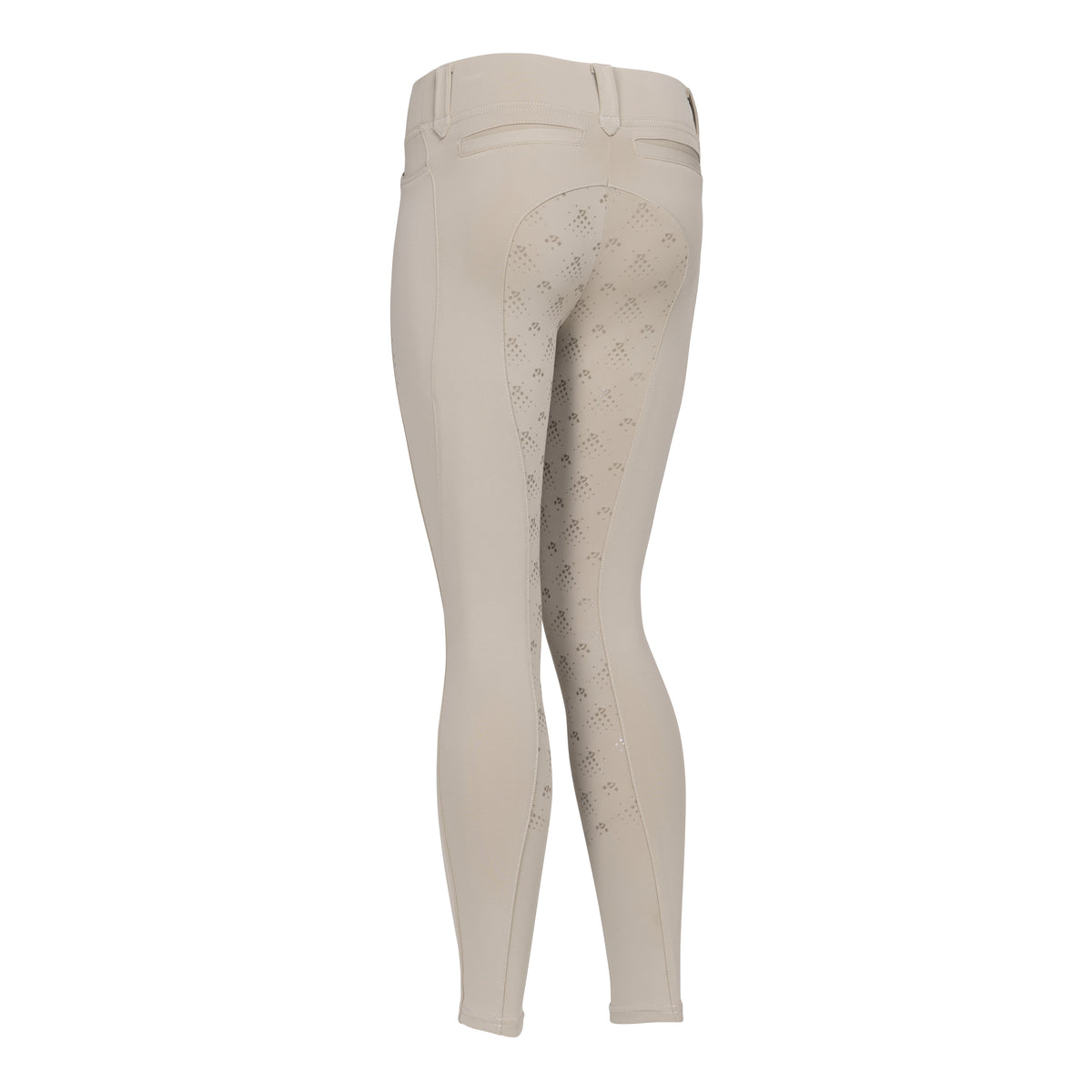 Shires Aubrion Optima MX Riding Tights - Young Rider #colour_beige