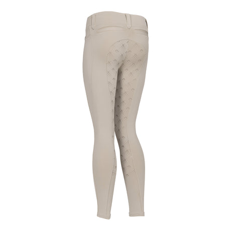 Shires Aubrion Optima MX Riding Tights - Young Rider #colour_beige