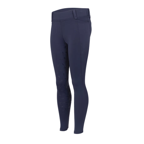Shires Aubrion Optima MX Riding Tights - Young Rider #colour_navy