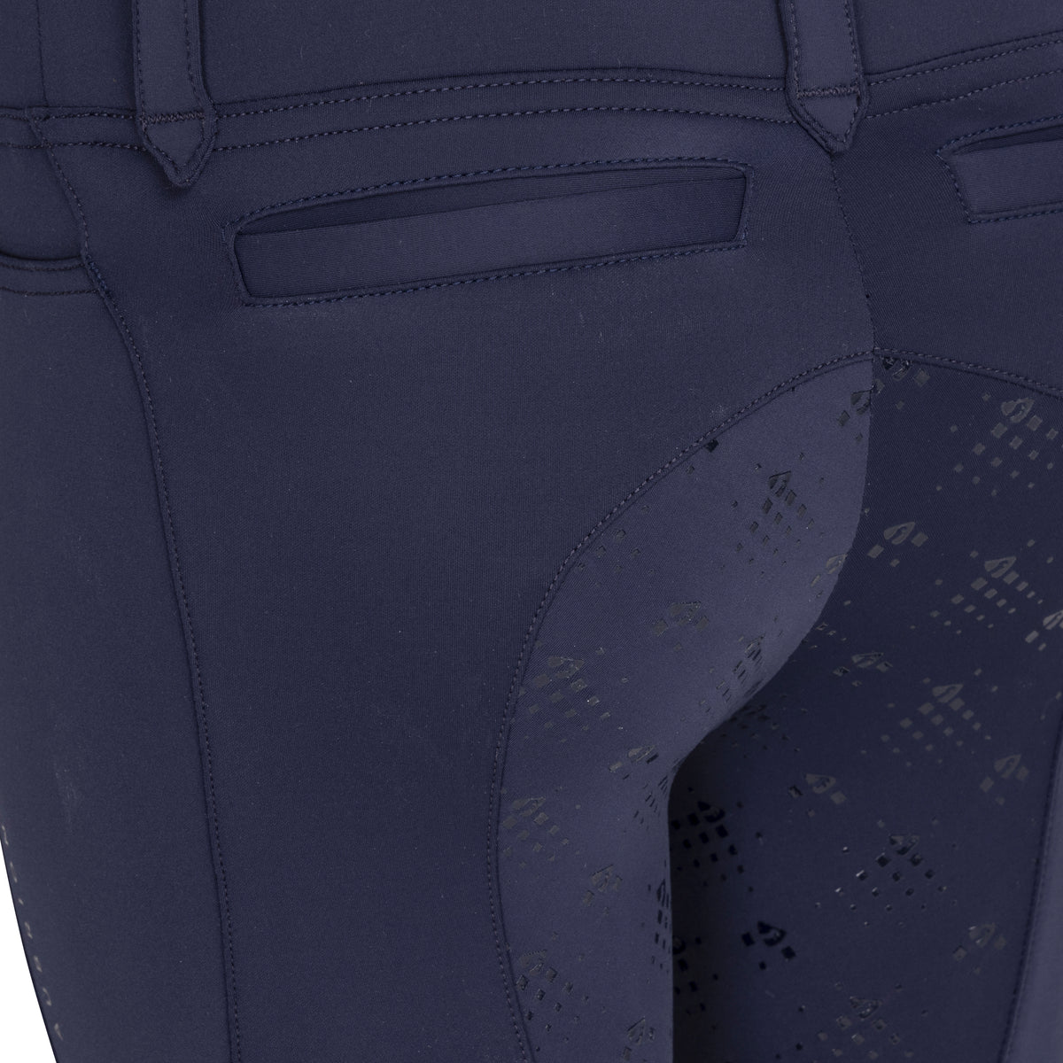 Shires Aubrion Optima MX Riding Tights - Young Rider #colour_navy