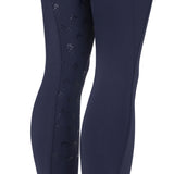 Shires Aubrion Optima MX Riding Tights - Young Rider #colour_navy