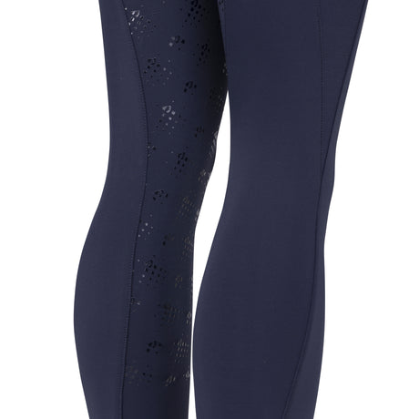 Shires Aubrion Optima MX Riding Tights - Young Rider #colour_navy