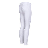 Shires Aubrion Optima MX Riding Tights - Young Rider #colour_white