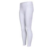 Shires Aubrion Optima MX Riding Tights - Young Rider #colour_white