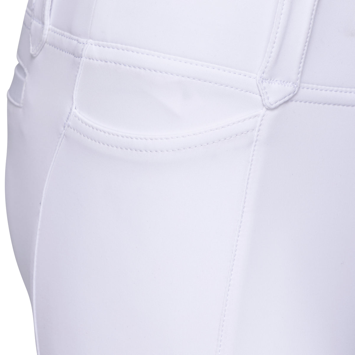 Shires Aubrion Optima MX Riding Tights - Young Rider #colour_white