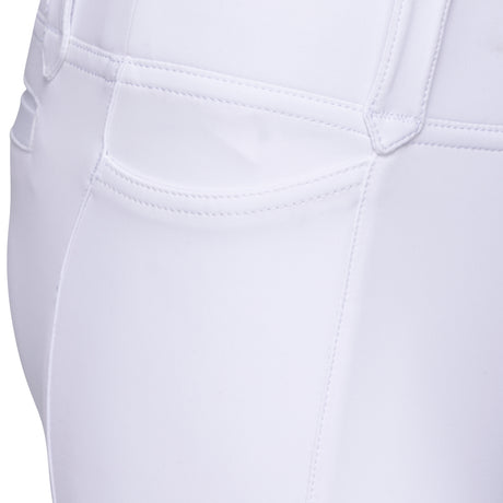 Shires Aubrion Optima MX Riding Tights - Young Rider #colour_white