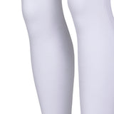 Shires Aubrion Optima MX Riding Tights - Young Rider #colour_white