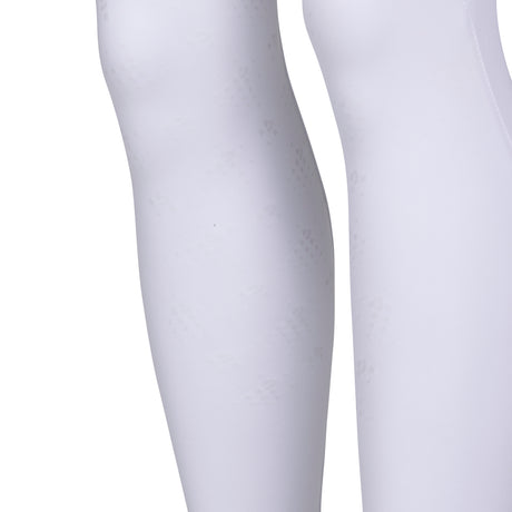 Shires Aubrion Optima MX Riding Tights - Young Rider #colour_white