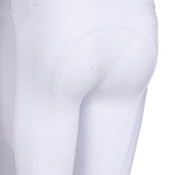 Shires Aubrion Optima MX Riding Tights - Young Rider #colour_white