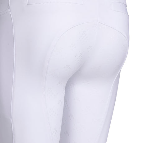 Shires Aubrion Optima MX Riding Tights - Young Rider #colour_white