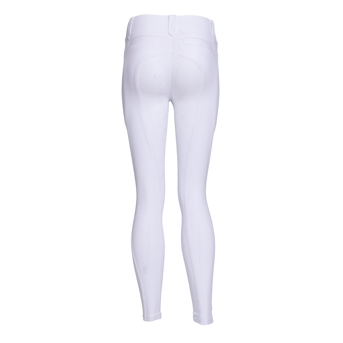 Shires Aubrion Optima MX Riding Tights - Young Rider #colour_white