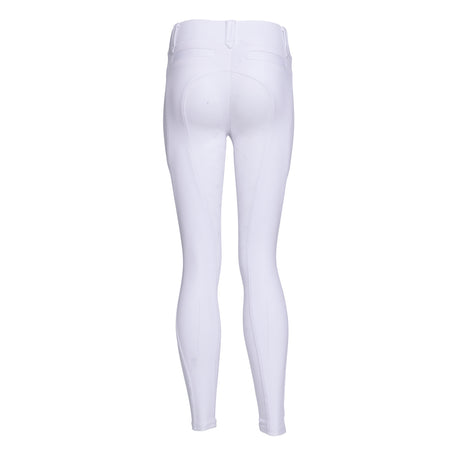 Shires Aubrion Optima MX Riding Tights - Young Rider #colour_white