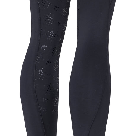Shires Aubrion Optima LX Riding Tights - Young Rider #colour_black
