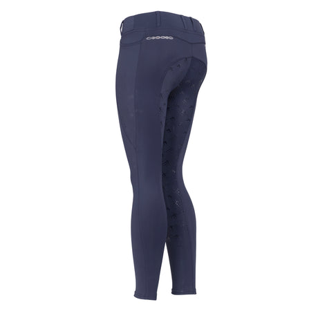 Shires Aubrion Optima LX Riding Tights - Young Rider #colour_navy