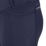 Shires Aubrion Optima LX Riding Tights - Young Rider #colour_navy