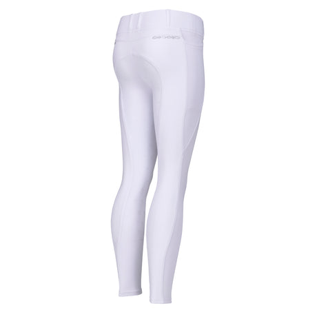 Shires Aubrion Optima LX Riding Tights - Young Rider #colour_white