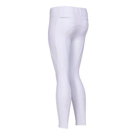 Shires Aubrion Optima LX Riding Tights - Young Rider #colour_white