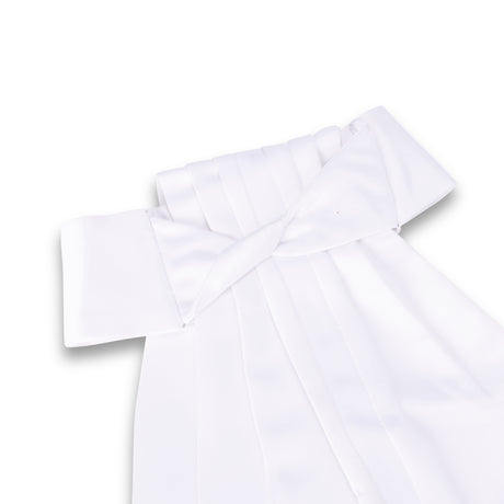 Shires Aubrion Hampton Ready Tied Stock #colour_white