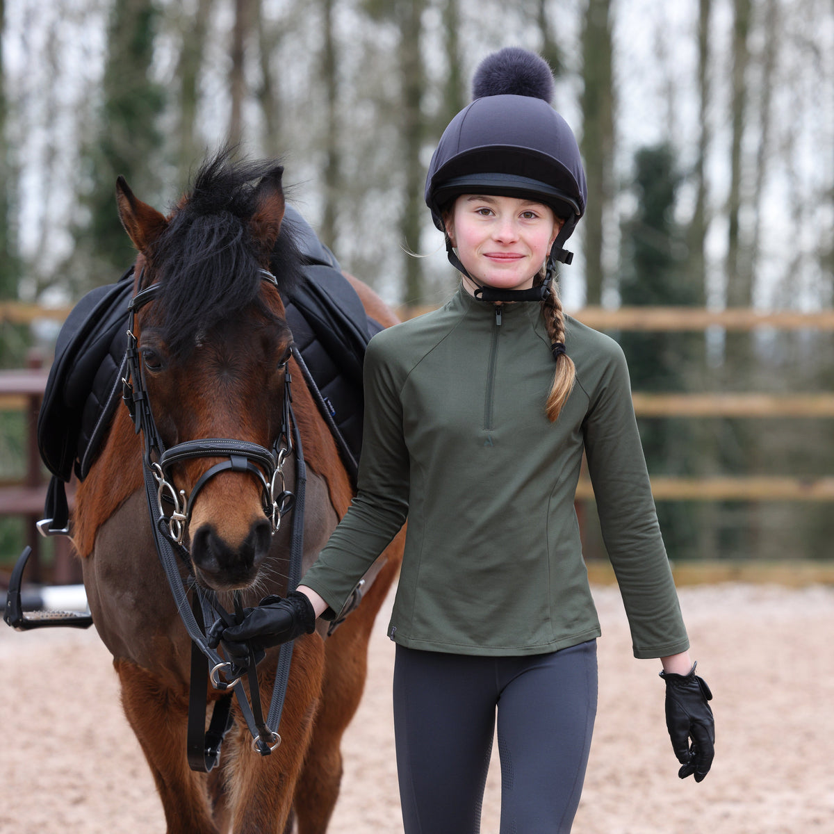 Shires Aubrion Young Rider React Winter Base Layer
