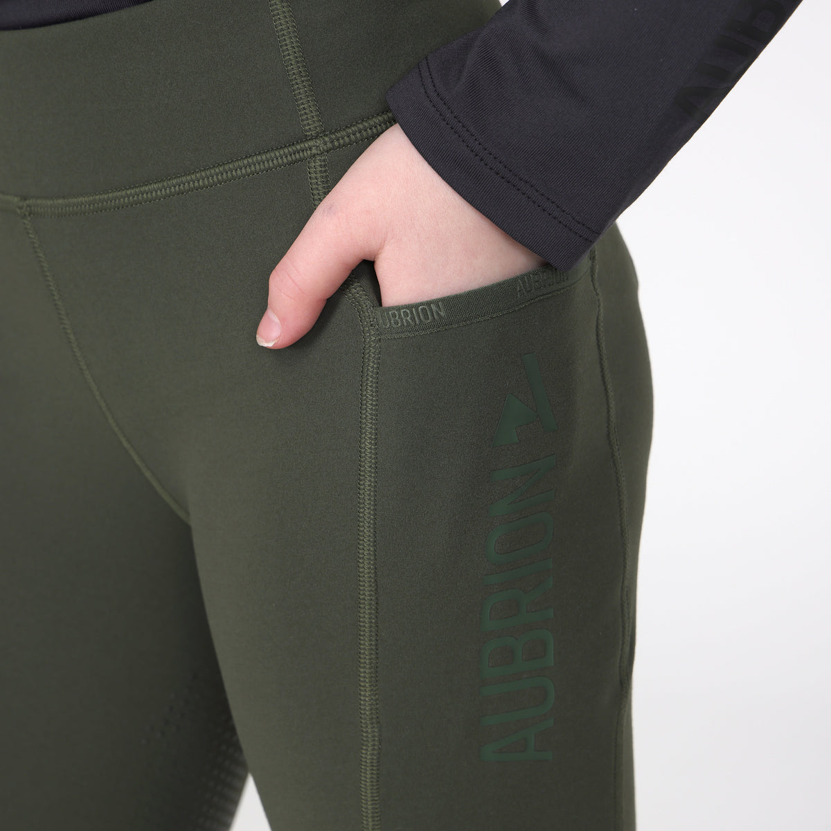 Shires Young Rider Aubrion React Winter Riding Tights