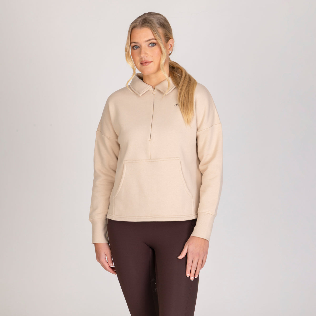 Shires Aubrion Equestrian Quarter Zip Sweater