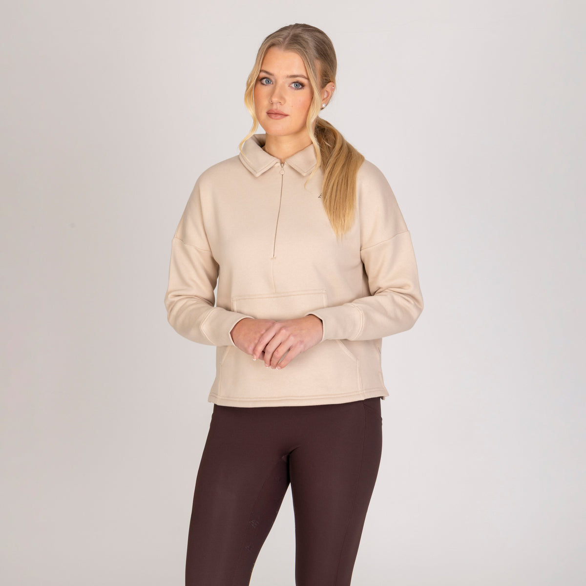 Shires Aubrion Equestrian Quarter Zip Sweater