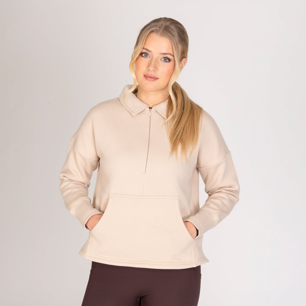 Shires Aubrion Equestrian Quarter Zip Sweater