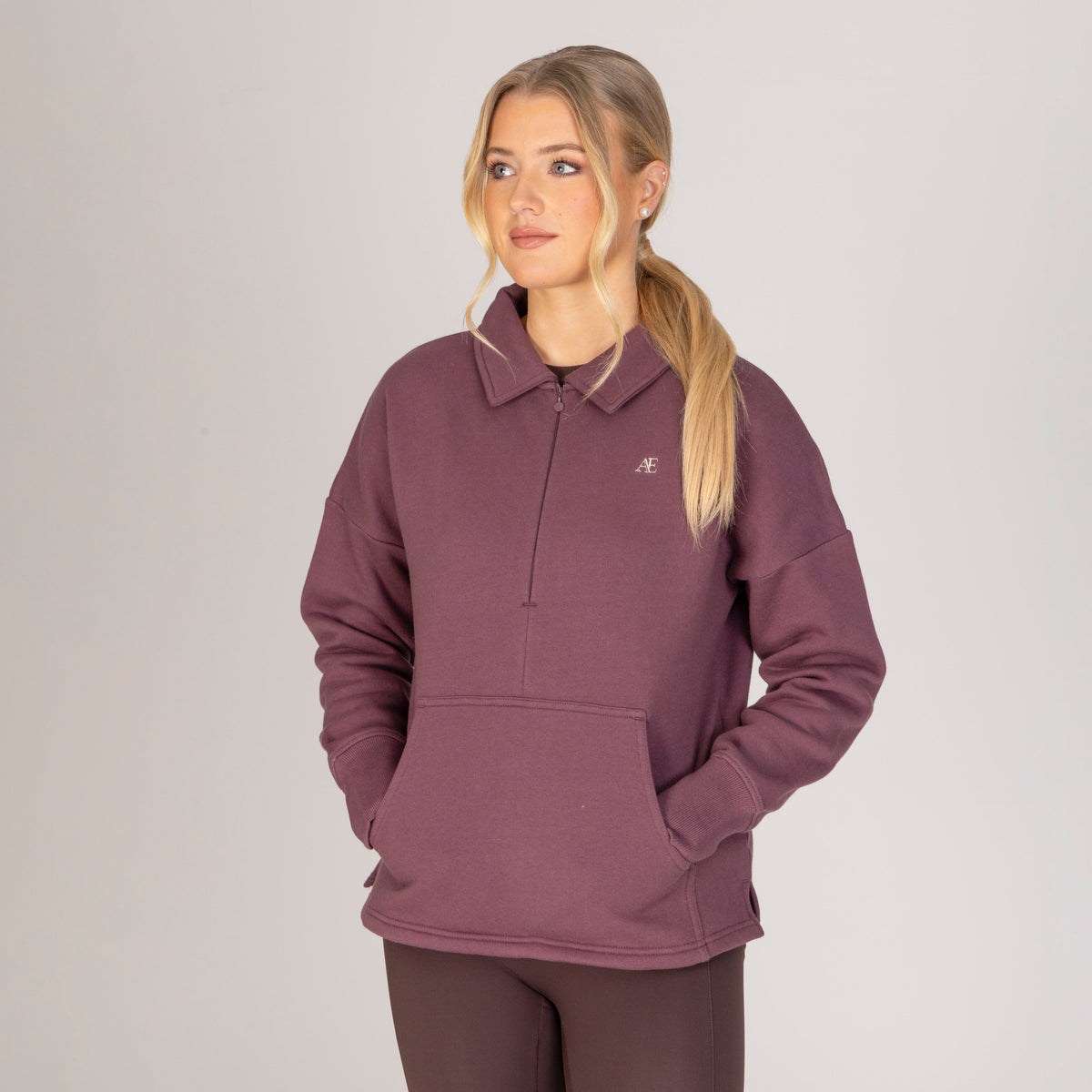 Shires Aubrion Equestrian Quarter Zip Sweater