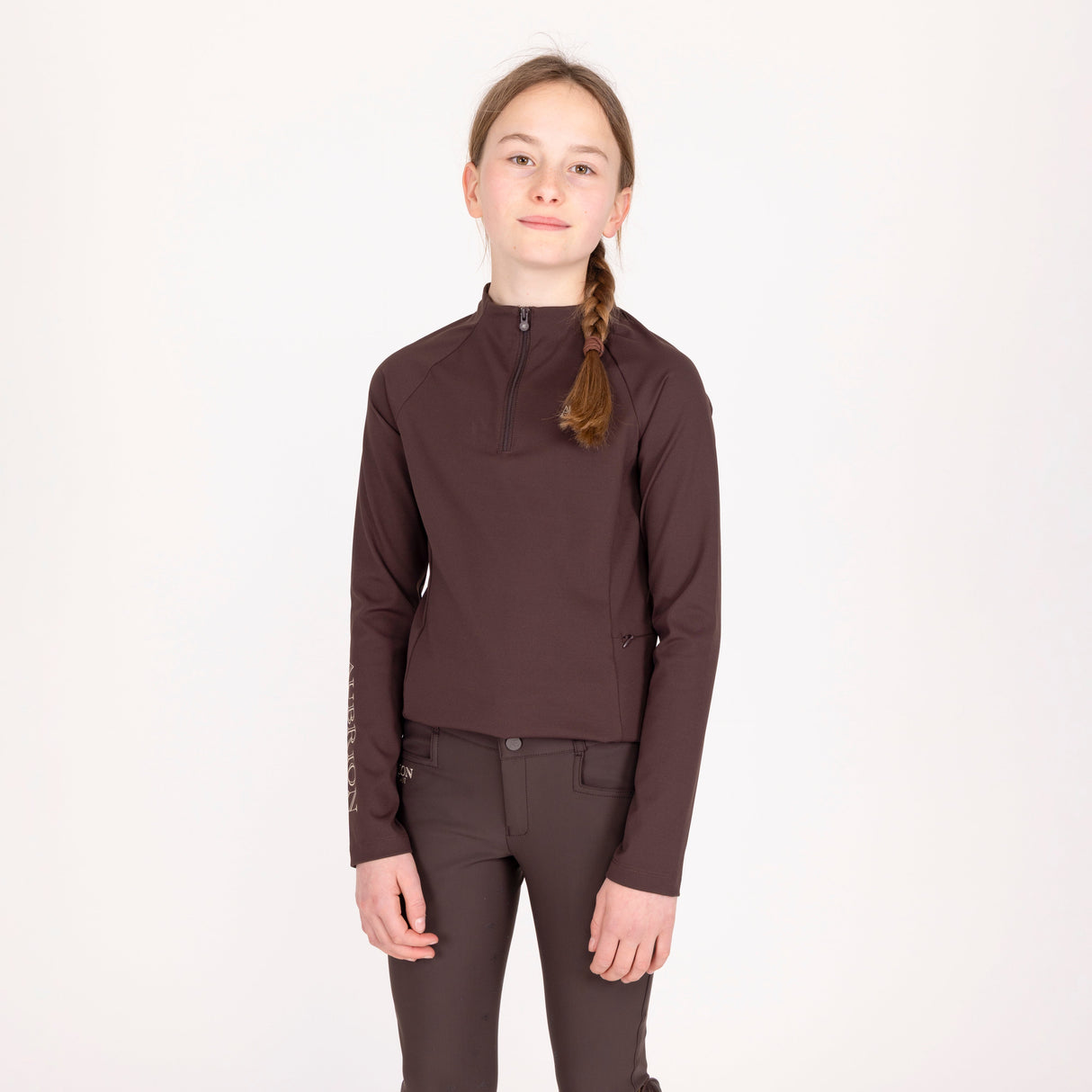 Shires Young Rider Aubrion Equestrian Winter Long Sleeve Base Layer