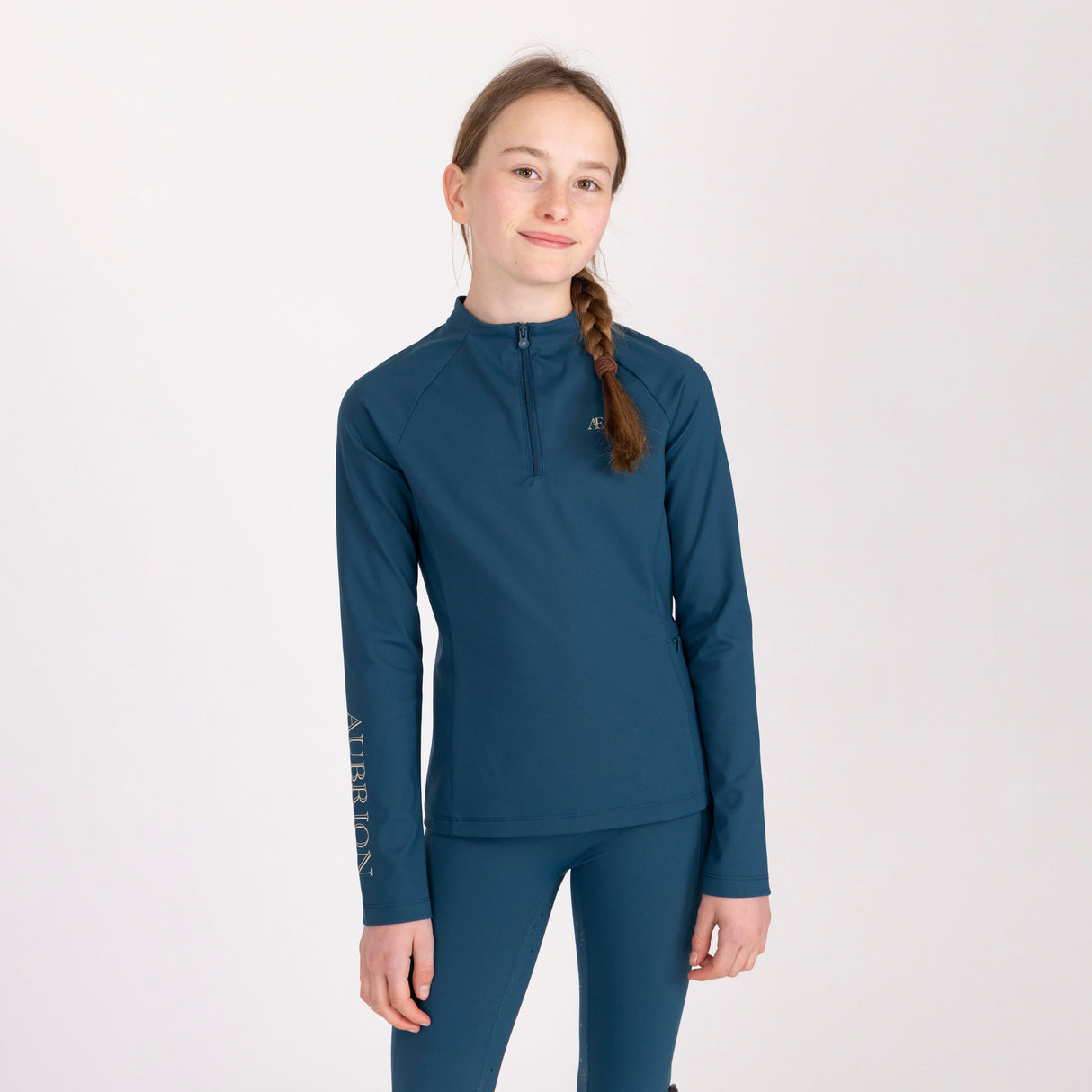 Shires Young Rider Aubrion Equestrian Winter Long Sleeve Base Layer