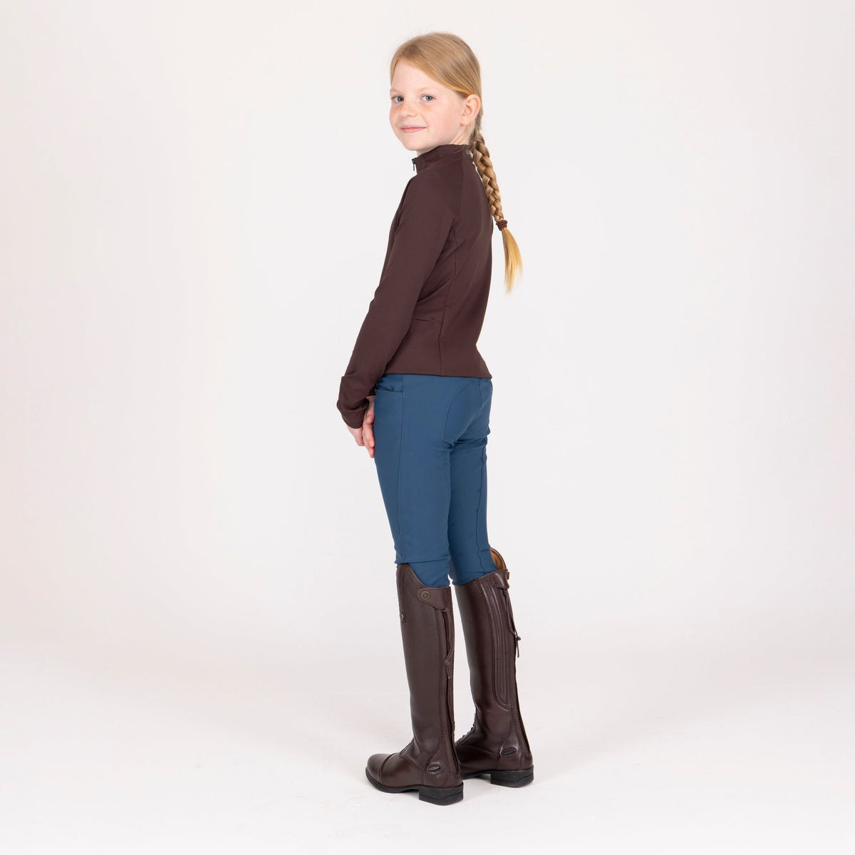 Shires Young Rider Aubrion Equestrian Winter Long Sleeve Base Layer