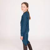 Shires Aubrion Equestrian Ribbed Long Sleeve Top - Young Rider