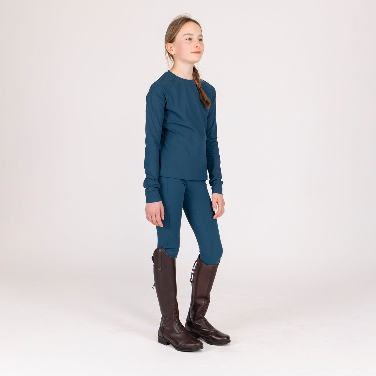 Shires Aubrion Young Rider Equestrian Riding Winter Tights  -