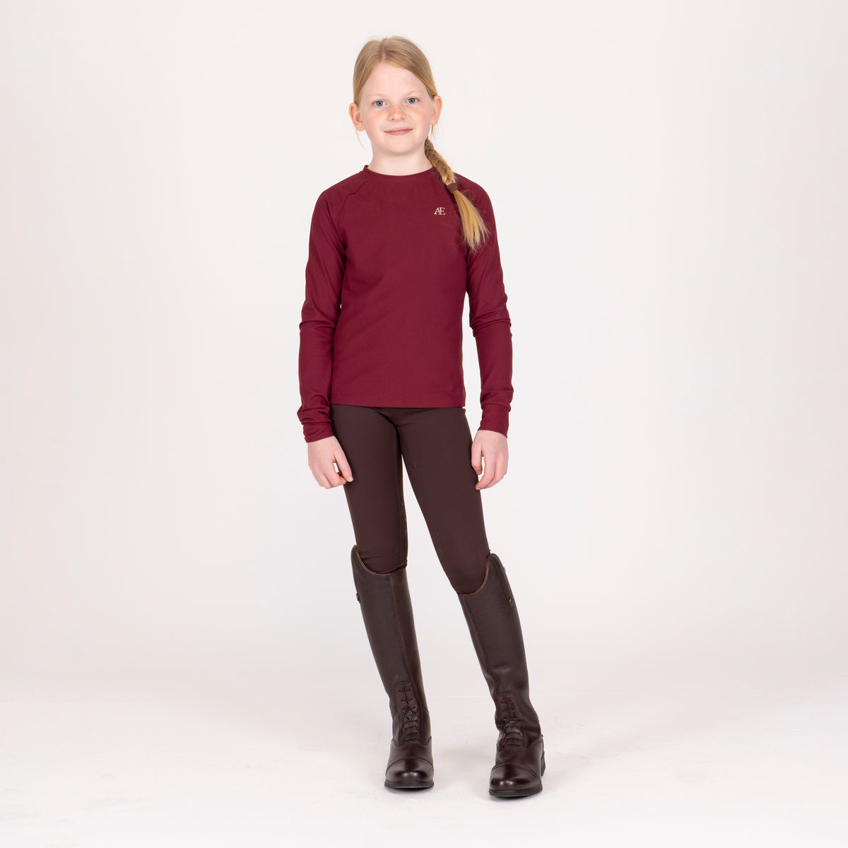 Shires Aubrion Young Rider Equestrian Riding Winter Tights  -