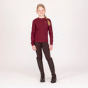 Shires Aubrion Equestrian Ribbed Long Sleeve Top - Young Rider