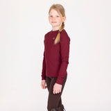 Shires Aubrion Equestrian Ribbed Long Sleeve Top - Young Rider