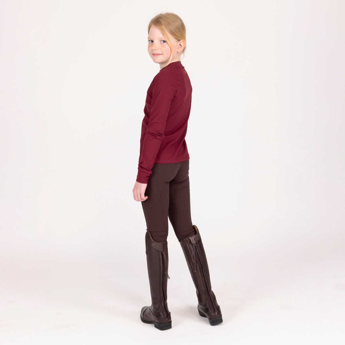 Shires Aubrion Young Rider Equestrian Riding Winter Tights  -