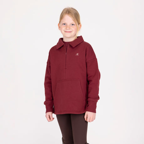 Shires Aubrion Equestrian Quarter Zip Sweater - Young Rider
