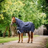 Horseware Ireland Rambo Duo Ripstop 100g Plus Turnout Bundle (100g + 200g) #colour_navy-thunderstorm-grey-silver