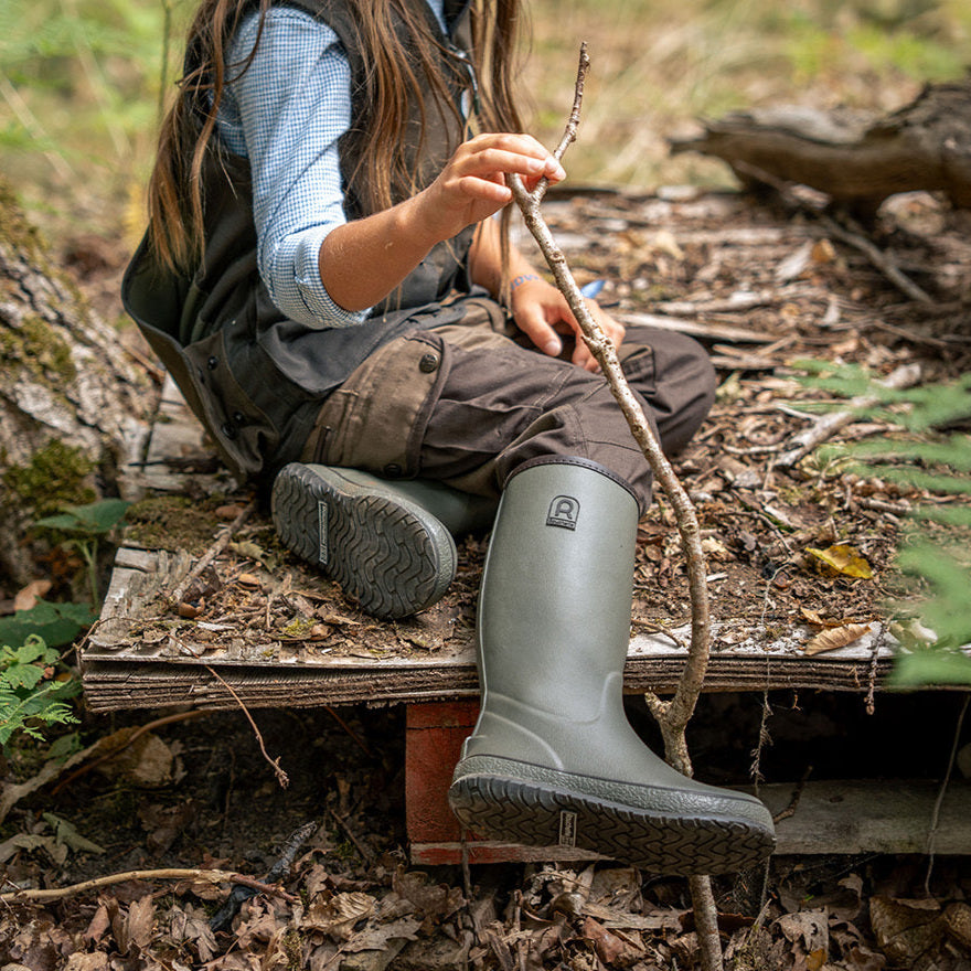 Rouchette Kids ACTEON Boots #colour_khaki
