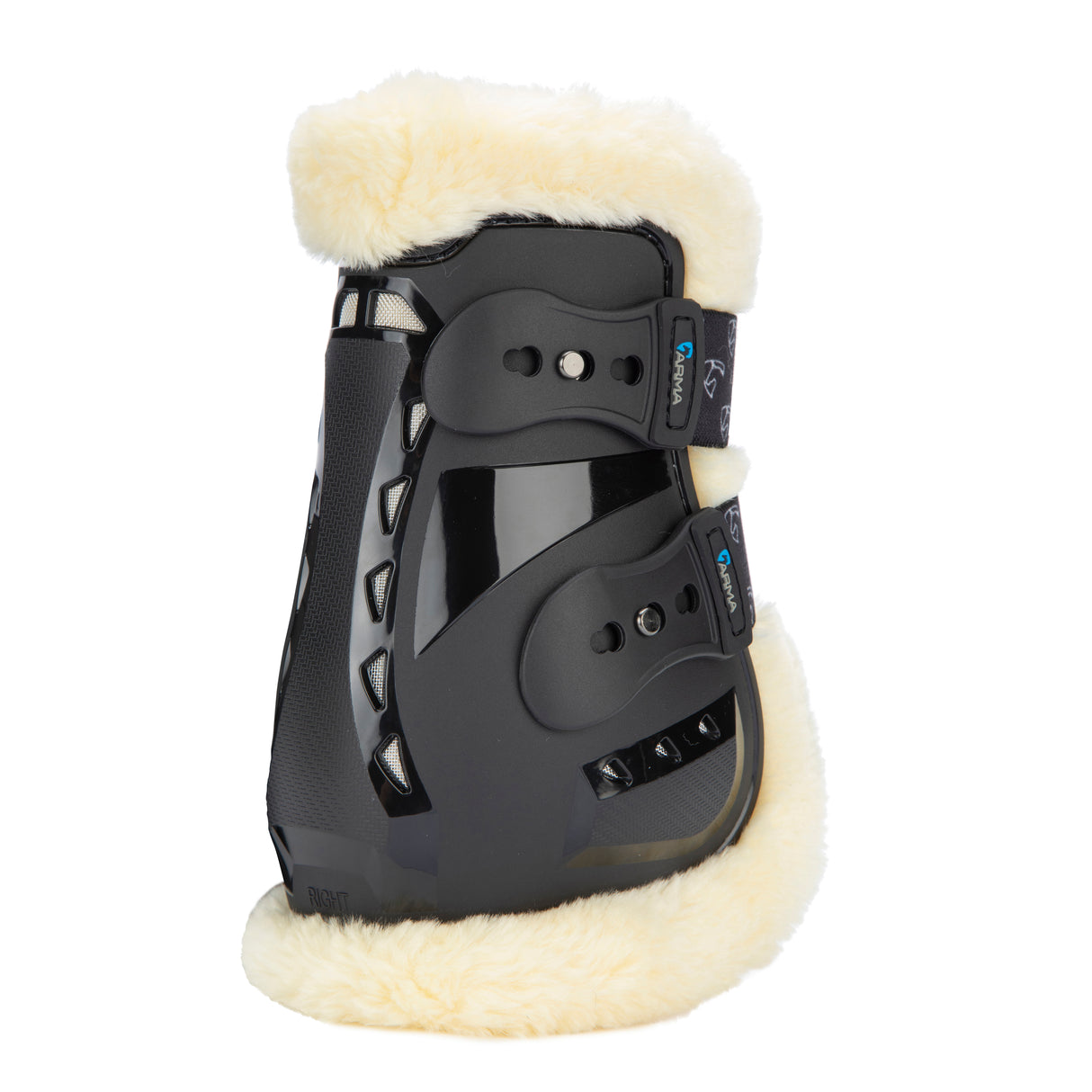 Shires ARMA Carbon Pro SupaFleece Fetlock Boots #colour_black