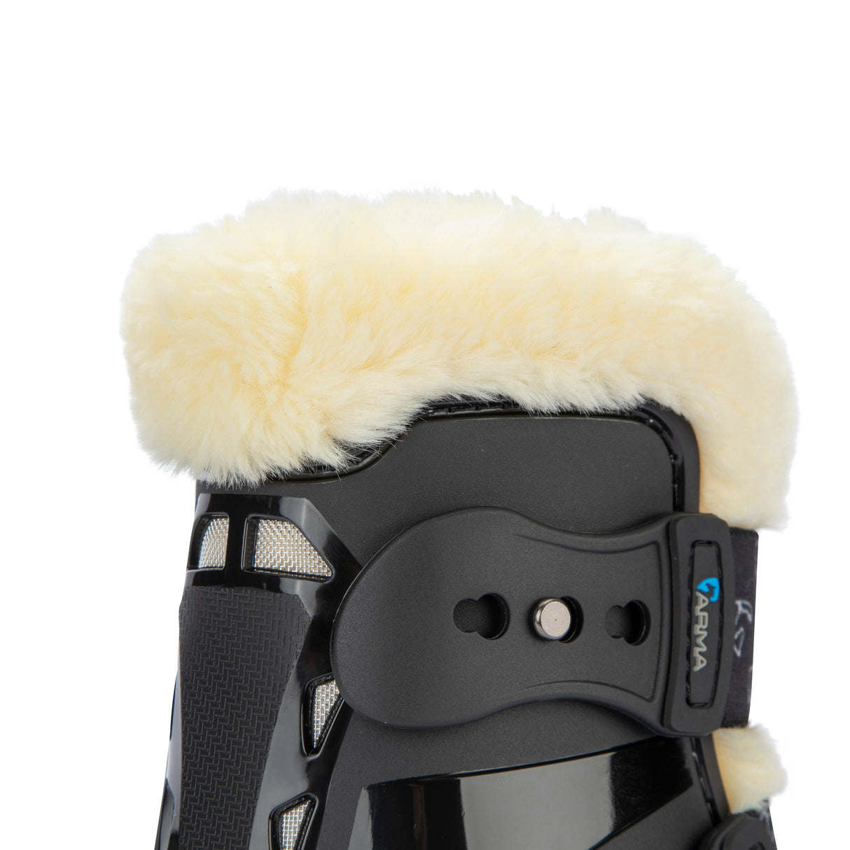 Shires ARMA Carbon Pro SupaFleece Fetlock Boots #colour_black